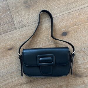 Madison West Black Shoulder Bag